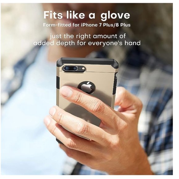 ImpactStrong iPhone 7/8 Case, Heavy Duty Dual Layer Protection Cover Heavy Duty - Picture 11 of 11